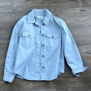 Denim Shirt jacket blue small